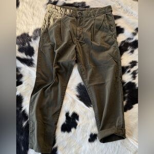 Banana Republic Green Fatigue Pants 34x32